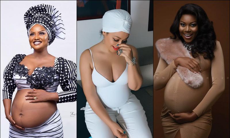 Ghanaian celebs baby bump