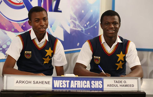 Contestants of 2018 NSMQ from WASS