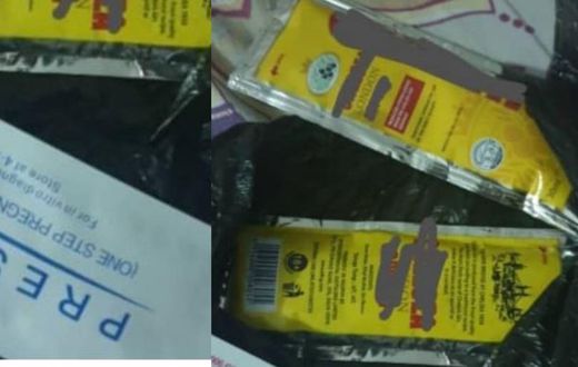 Sachets of dry gin and a pregnancy test kit found in job seeker’s handbag