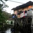 Water levels on the Paraguay River are rising at a rate of 4-5 centimeters (1.5-2 inches) every day