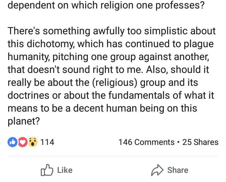 The process of making it to heaven is unfair - Man blames God