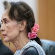 In a rare trip to Europe, Myanmar's civilian leader Aung San Suu Kyi (pictured April 2019) -- whose reputation as a democracy icon has been tarnished by her handling of the Rohingya crisis -- met firebrand Hungarian leader Viktor Orban