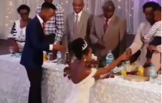 Knee walking bride