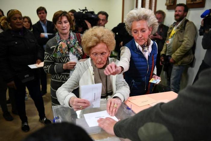 Spain's socialist prime minister was on course to win snap elections on Sunday but without the necessary majority to govern