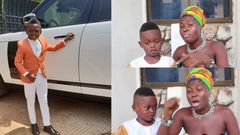 Yaw Dabo, Akua Adom and her son