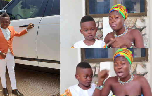 Yaw Dabo, Akua Adom and her son