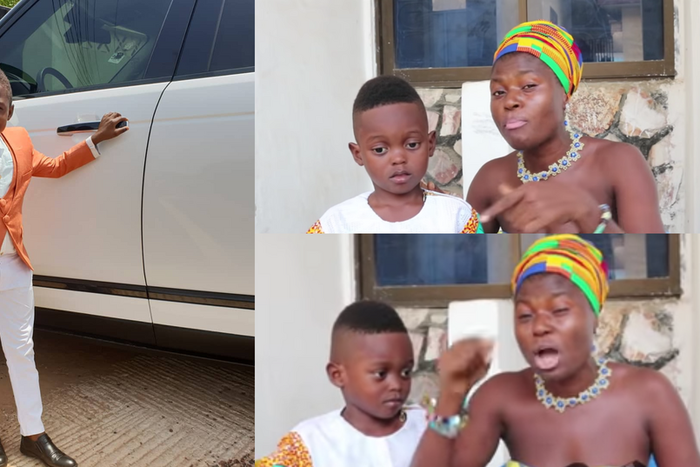 Yaw Dabo, Akua Adom and her son