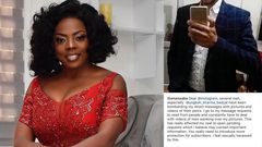 Nana Aba Anamoah and stalker