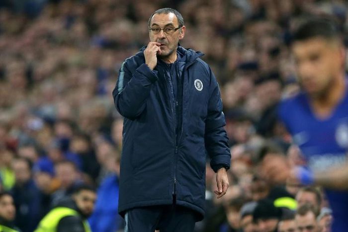 Chelsea boss Maurizio Sarri is under fire after his row with Kepa Arrizabalaga