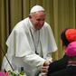 Pope Francis greeted cardinals at the opening of the summit