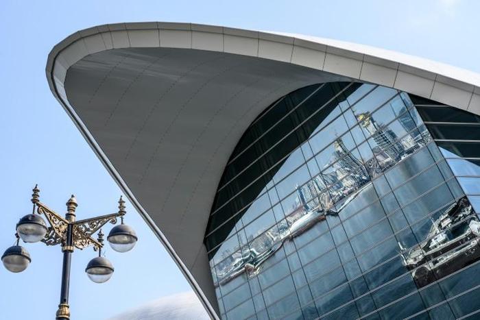 Azerbaijan's capital, Baku, is dotted with skyscrapers after undergoing a transformation