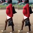 Pregnant woman under attack over her controversial dressing