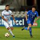 Ulsan's Sin Jin-ho (left) and Kim In-sung (R) defend Sydney FC's Milos Ninkovic during their Asian Champions League Group H match