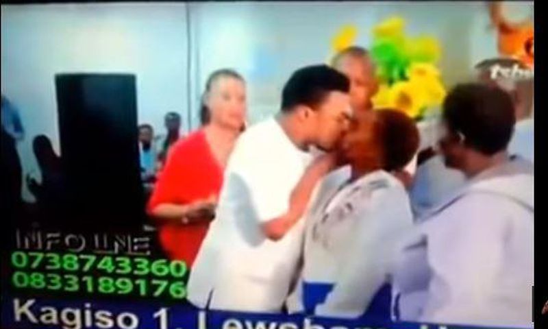 Ghanaian pastor, Nana Poku kisses women orgasmically and fondles their breasts for ‘healing’