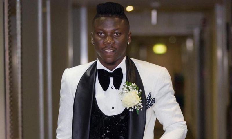 stonebwoy looked dapper on his wedding day