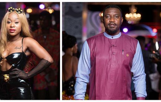 Efia Odo and John Dumelo at the VGMAs 2019