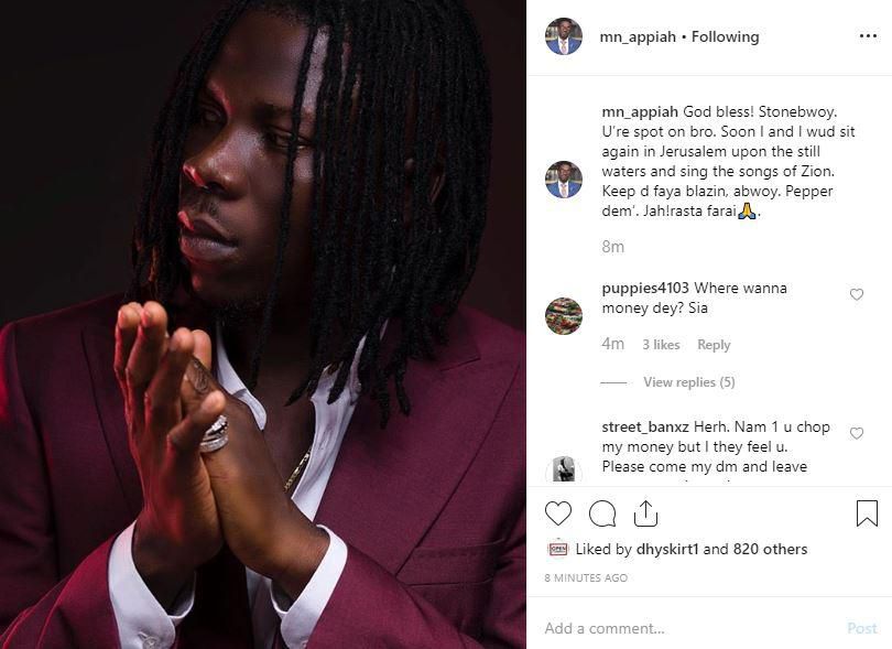 Nam1 praises Stonebwoy