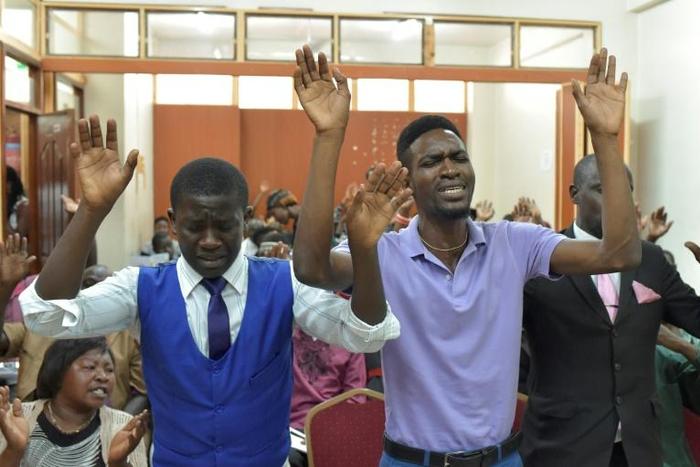 Power of prayer: Kenya's LGBT community holds an inter-faith service, hoping that the High Court will decriminalise same-sex relationships