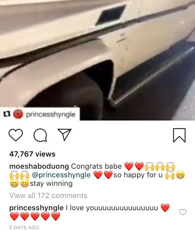 Moesha and Princess Shyngle