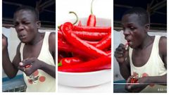 Video of shoe thief being forced to eat a bowl of raw Chili pepper goes viral