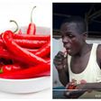 Video of shoe thief being forced to eat a bowl of raw Chili pepper goes viral