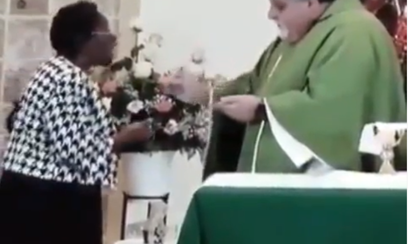 'Racist' priest