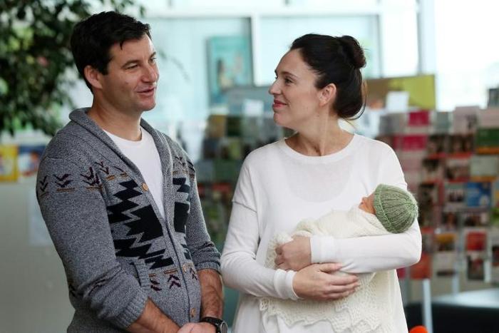 Ardern and partner Clarke Gayford, seen after having their first child in June last year, have not yet revealed the date for their marriage