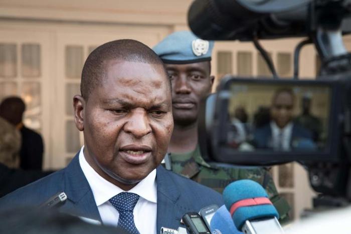 Central African Republic President Faustin-Archange Touadera signed the accord in Bangui