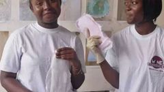 Miss Otoo-Quayson and Matilda Sampong