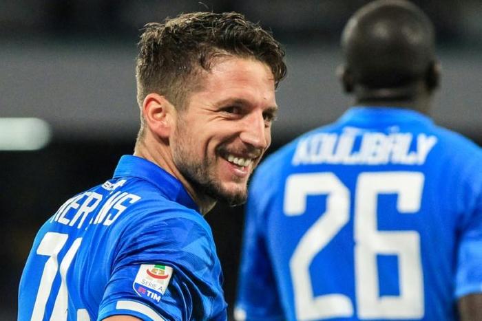 Dries Mertens opened the scoring for Napoli