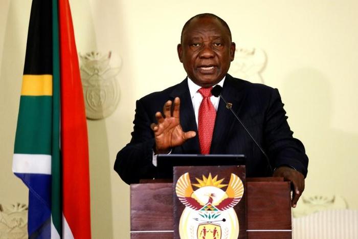 South African President Cyril Ramaphosa announces the composition of the new cabinet, half of which is now female