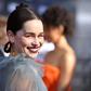 British actress Emilia Clarke arrives for the "Game of Thrones" eighth and final season premiere at Radio City Music Hall on April 3, 2019 in New York