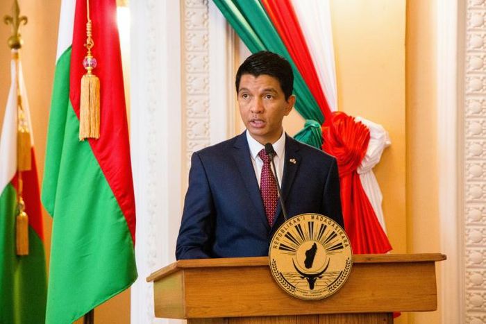 Madagascar President Andry Rajoelina hopes to beat long time rival Marc Ravalomanana in legistive elections Monday