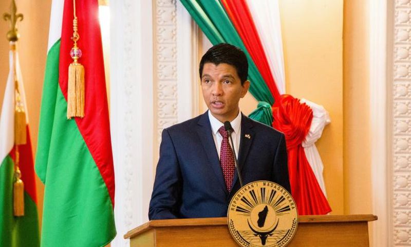 Madagascar President Andry Rajoelina hopes to beat long time rival Marc Ravalomanana in legistive elections Monday