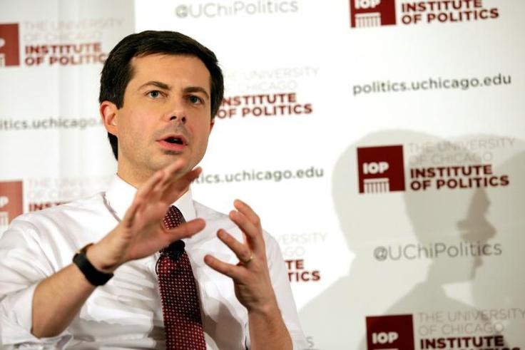 Pete Buttigieg is the two-term mayor of his hometown of South Bend, Indiana