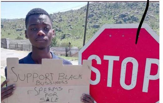 Young man advertise his sperm selling business, the prices will ‘kill’ you