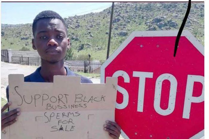Young man advertise his sperm selling business, the prices will ‘kill’ you