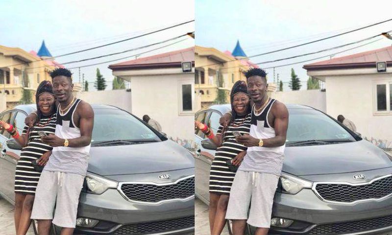 Shatta Wale and mum