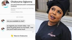 Afia Schwar expose men who applied to bang her