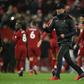 Liverpool manager Jurgen Klopp celebrates the win against Huddersfield