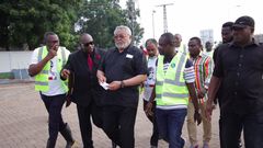 J.J Rawlings marks June 4 anniversary by planting trees in Accra