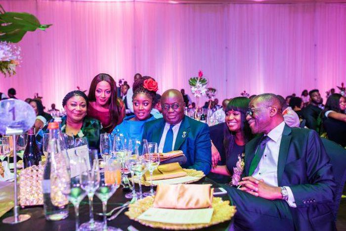 Nana Addo with family