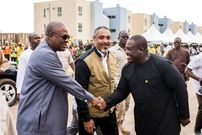 John Mahama and Sam George