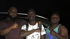Tackie Annan training in Togo for June 15 date against Ben Ankrah in UK
