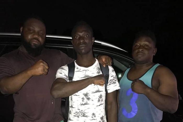Tackie Annan training in Togo for June 15 date against Ben Ankrah in UK