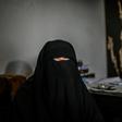 A French women detained after leaving the Islamic State group's last holdout speaks to a AFP reporter at al-Hol camp for displaced people in northeastern Syria on February 17, 2019
