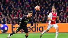 Ronaldo's super header against Ajax FC in the Champions League