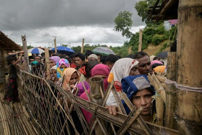 About 740,000 Rohingya have fled Rakhine state to Bangladesh since August 2017 following a brutal military crackdown that UN officials described as "ethnic cleansing"