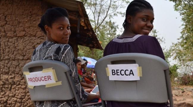 Yvonne Nelson and Becca