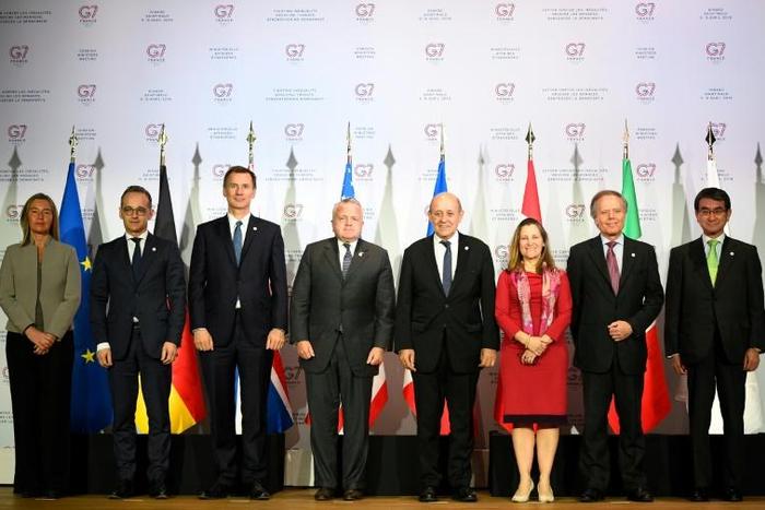 The G7 gathering is taking place in France against a background of global troubles ranging from Libya to Britain's exit from the European Union